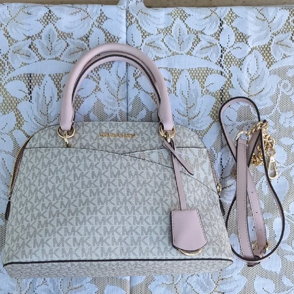 Michael Kors Logo Jet Set Dome Satchel - Picture 1 of 5